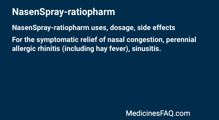 NasenSpray-ratiopharm