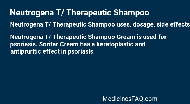 Neutrogena T/ Therapeutic Shampoo