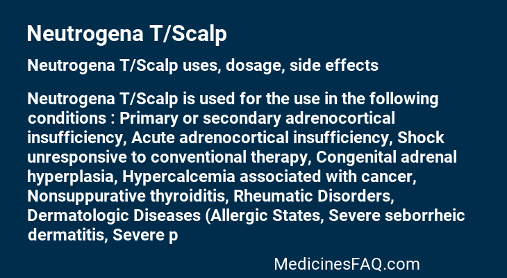Neutrogena T/Scalp