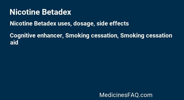 Nicotine Betadex