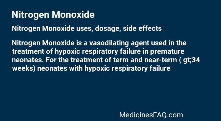 Nitrogen Monoxide