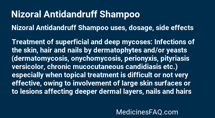 Nizoral Antidandruff Shampoo
