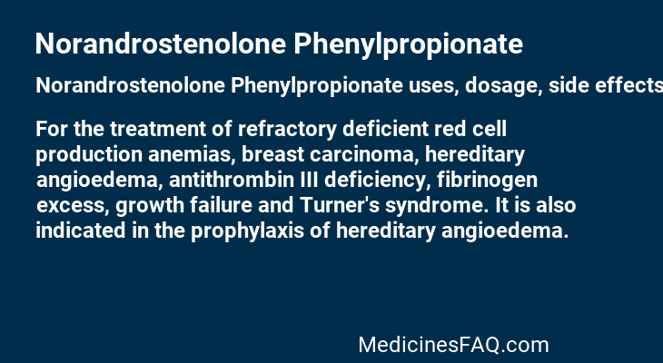 Norandrostenolone Phenylpropionate