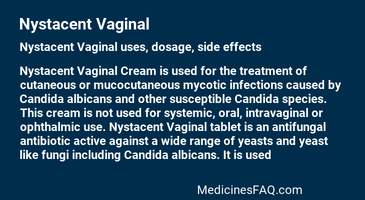 Nystacent Vaginal