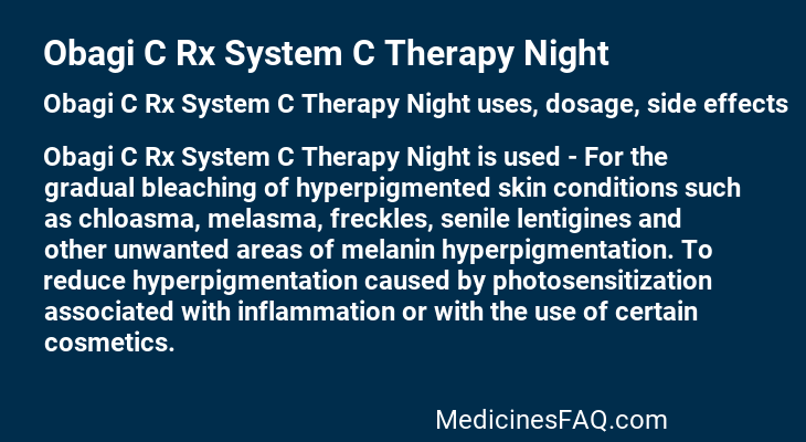 Obagi C Rx System C Therapy Night