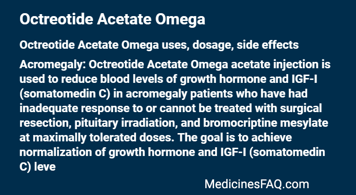 Octreotide Acetate Omega