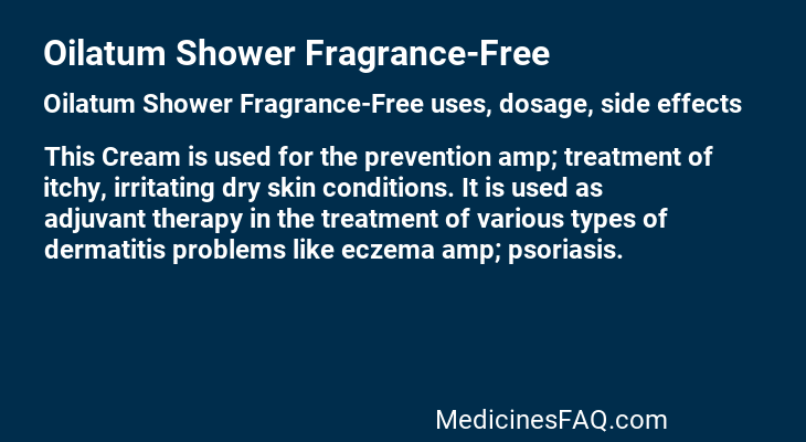 Oilatum Shower Fragrance-Free