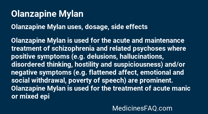 Olanzapine Mylan