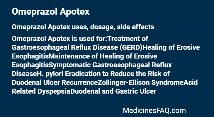 Omeprazol Apotex