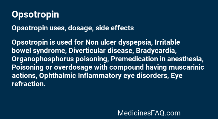 Opsotropin