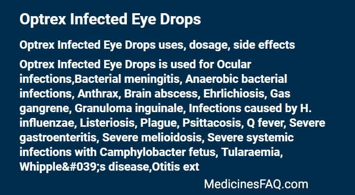 Optrex Infected Eye Drops