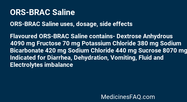ORS-BRAC Saline
