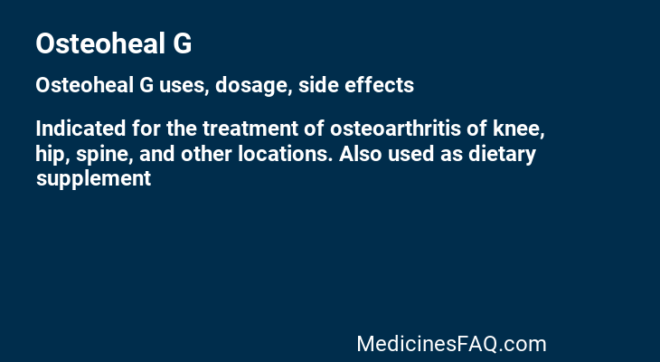 Osteoheal G