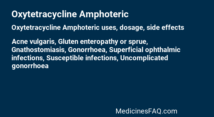 Oxytetracycline Amphoteric