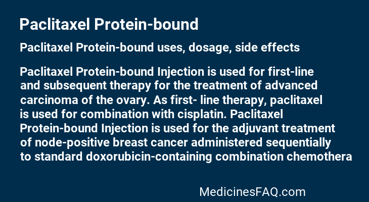 Paclitaxel Protein-bound