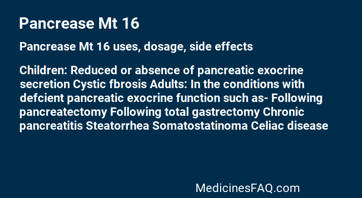 Pancrease Mt 16