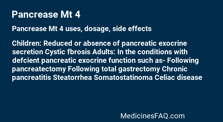 Pancrease Mt 4