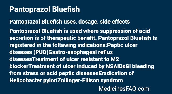 Pantoprazol Bluefish