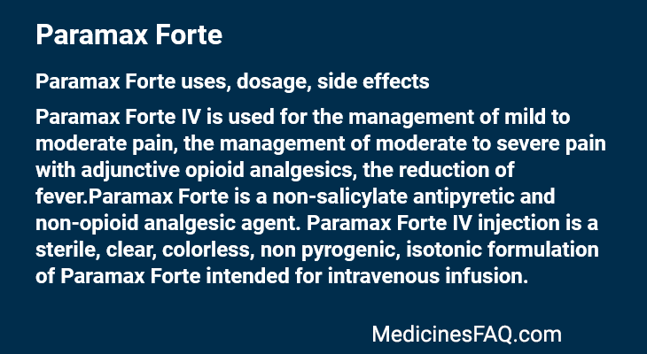 Paramax Forte