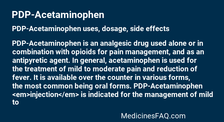 PDP-Acetaminophen