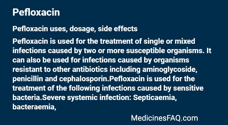 Pefloxacin