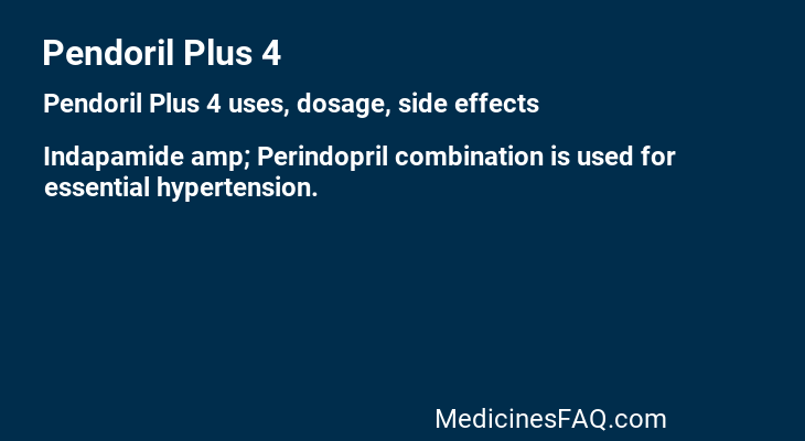 Pendoril Plus 4