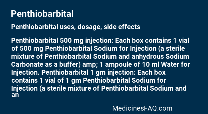 Penthiobarbital