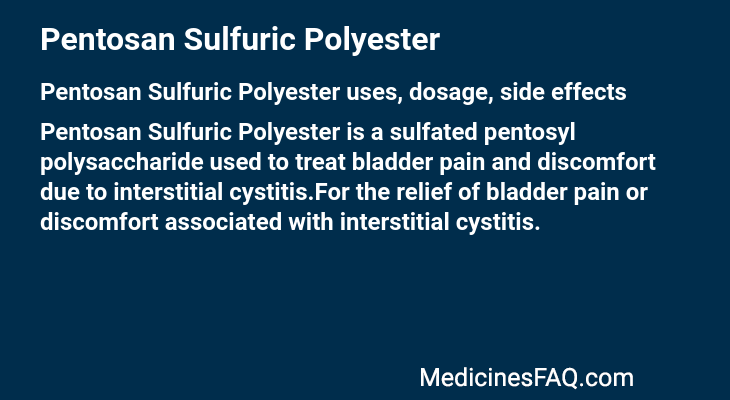 Pentosan Sulfuric Polyester