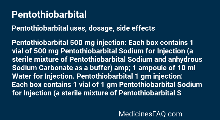 Pentothiobarbital