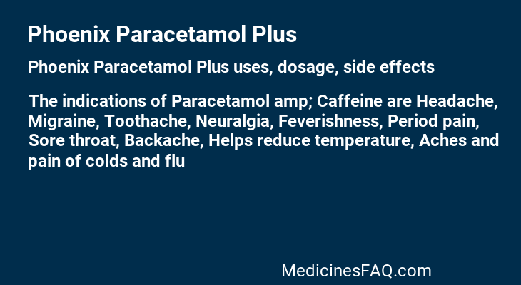 Phoenix Paracetamol Plus