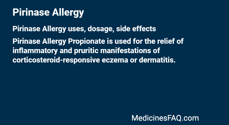 Pirinase Allergy