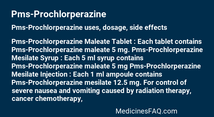 Pms-Prochlorperazine