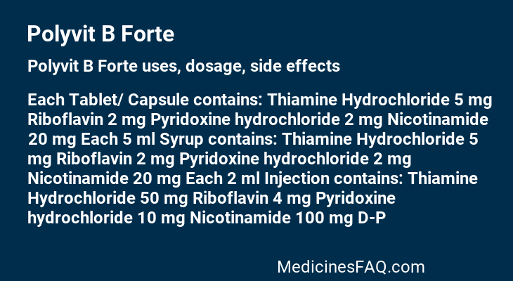 Polyvit B Forte