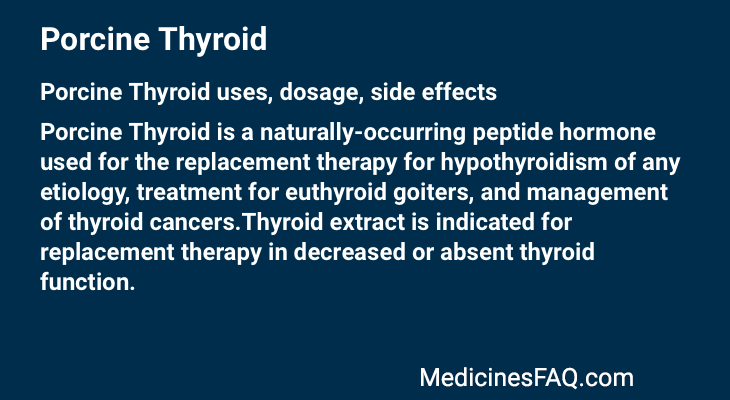 Porcine Thyroid