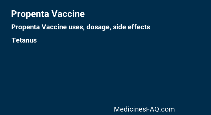 Propenta Vaccine