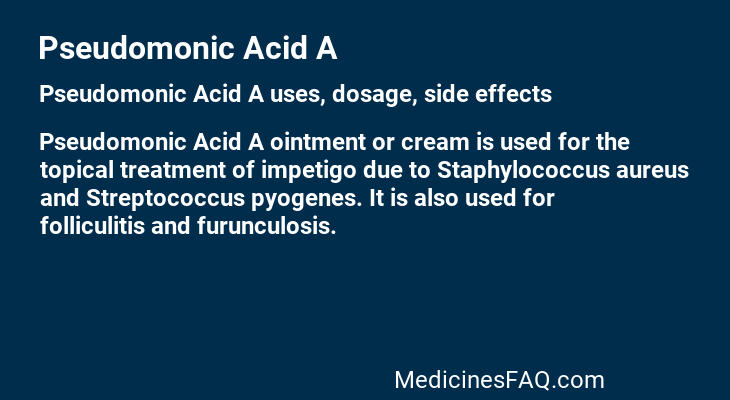 Pseudomonic Acid A