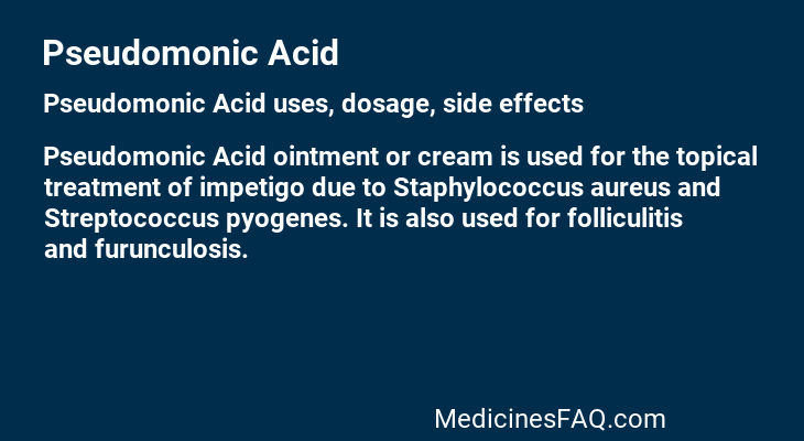 Pseudomonic Acid