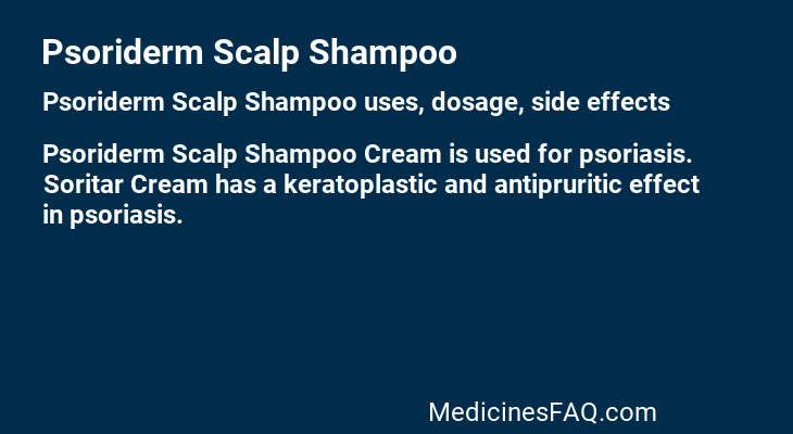 Psoriderm Scalp Shampoo