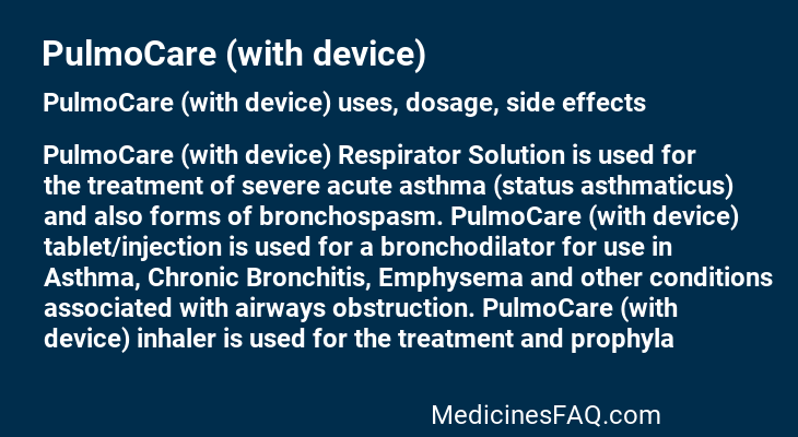 PulmoCare (with device)