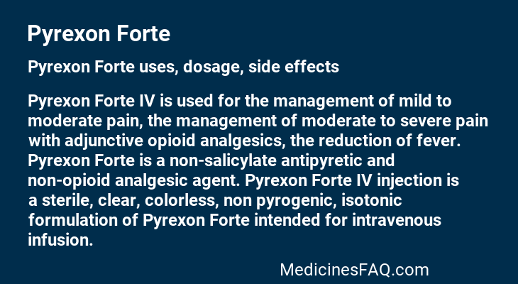 Pyrexon Forte