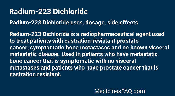 Radium-223 Dichloride