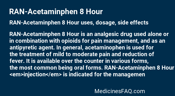 RAN-Acetaminphen 8 Hour