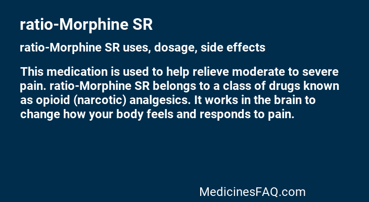 ratio-Morphine SR