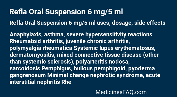 Refla Oral Suspension 6 mg/5 ml