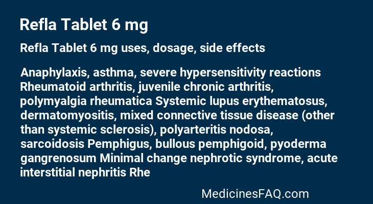 Refla Tablet 6 mg