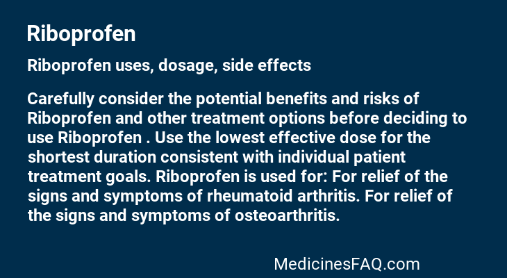 Riboprofen