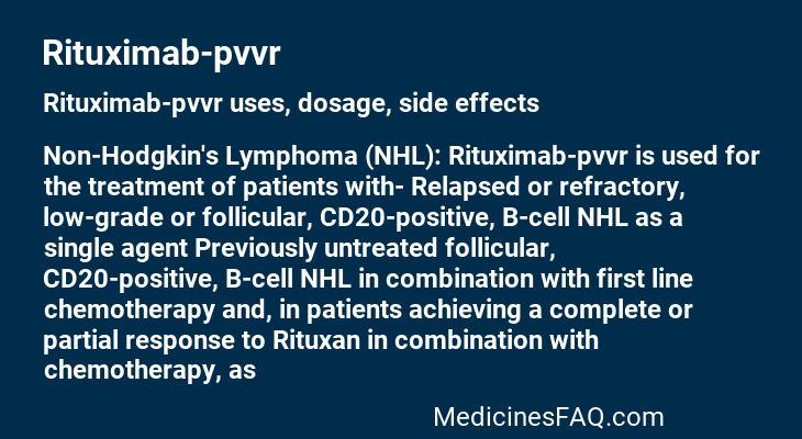 Rituximab-pvvr