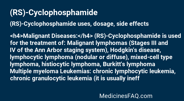 (RS)-Cyclophosphamide
