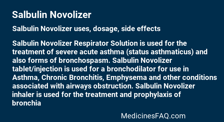 Salbulin Novolizer