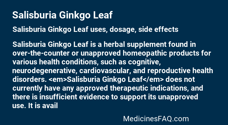 Salisburia Ginkgo Leaf